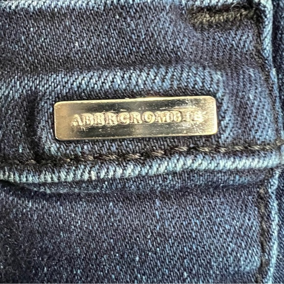 Abercrombie & Fitch Blue Flare Wide Leg Jeans - Picture 6 of 11